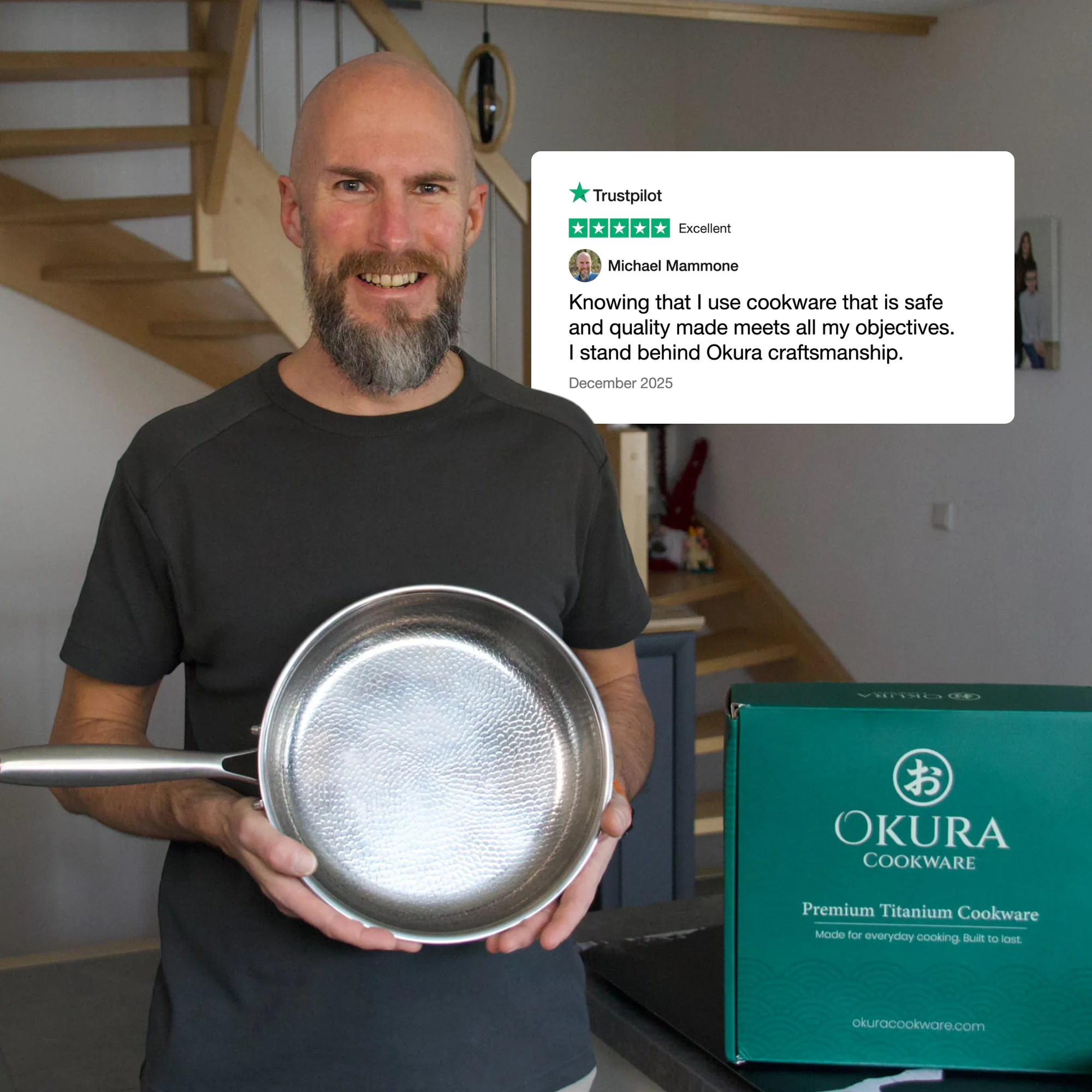 Hand-Hammered Titanium Pan | World Cup 26 - Image 5