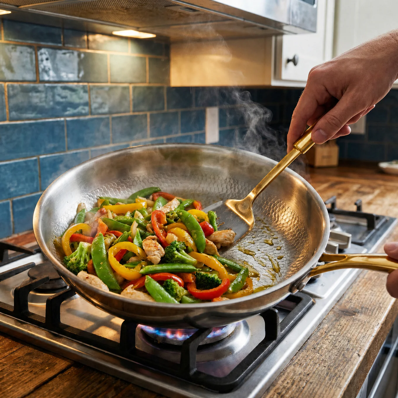 Hand-Hammered Titanium Pan - 3-piece set I Limited Edition - Image 7