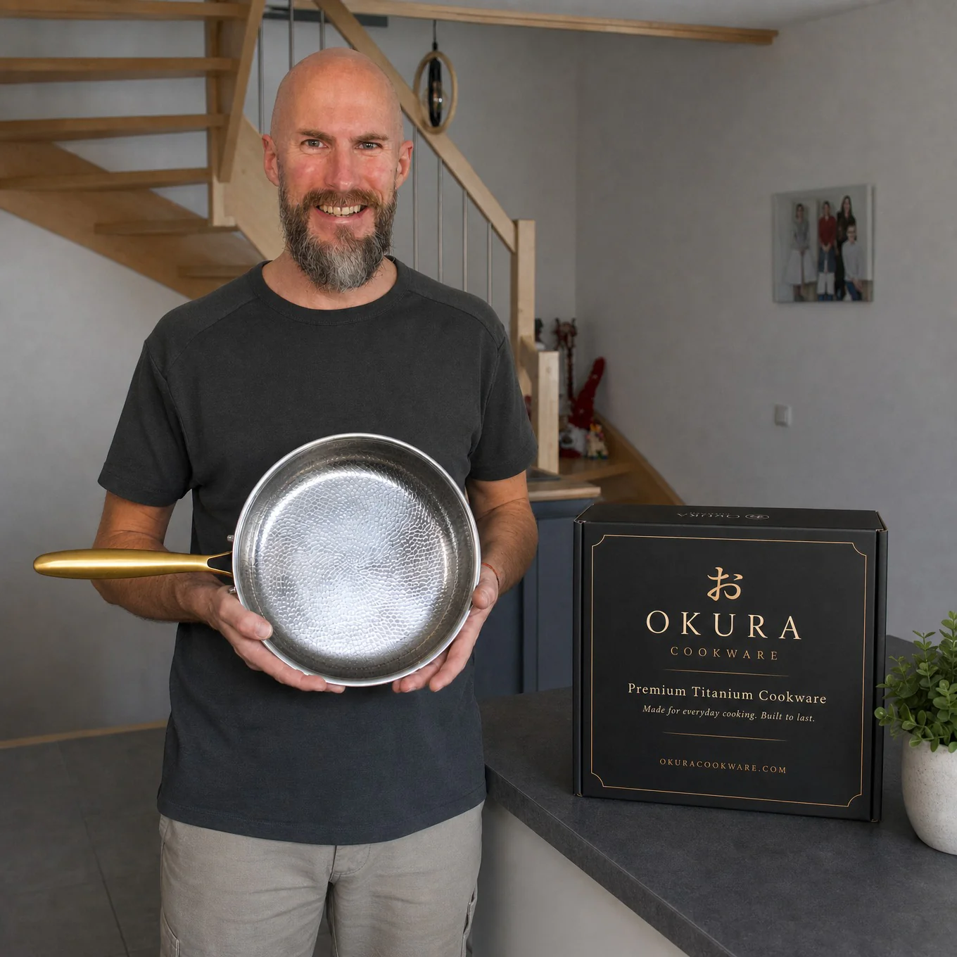 Hand-Hammered Titanium Pan I Limited Edition - Image 7